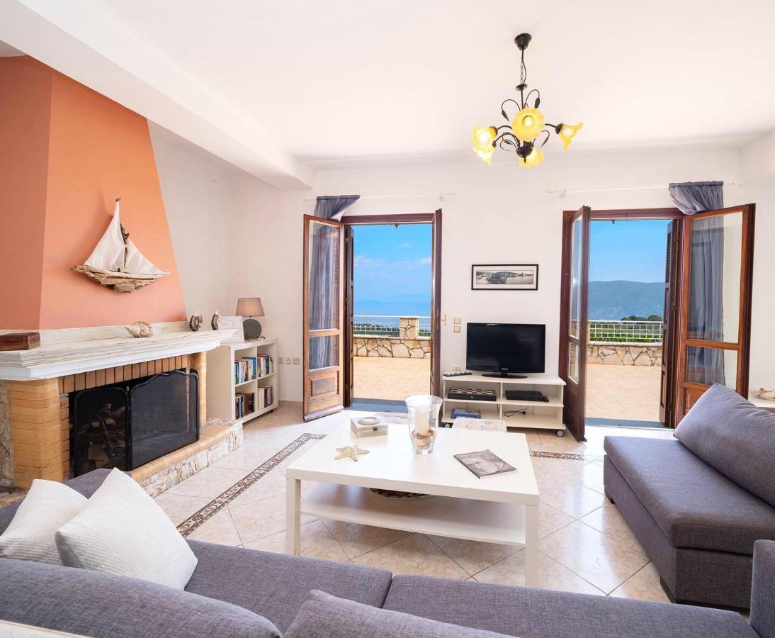 Guiscardos Luxury Villa Fiskárdo Eksteriør bilde