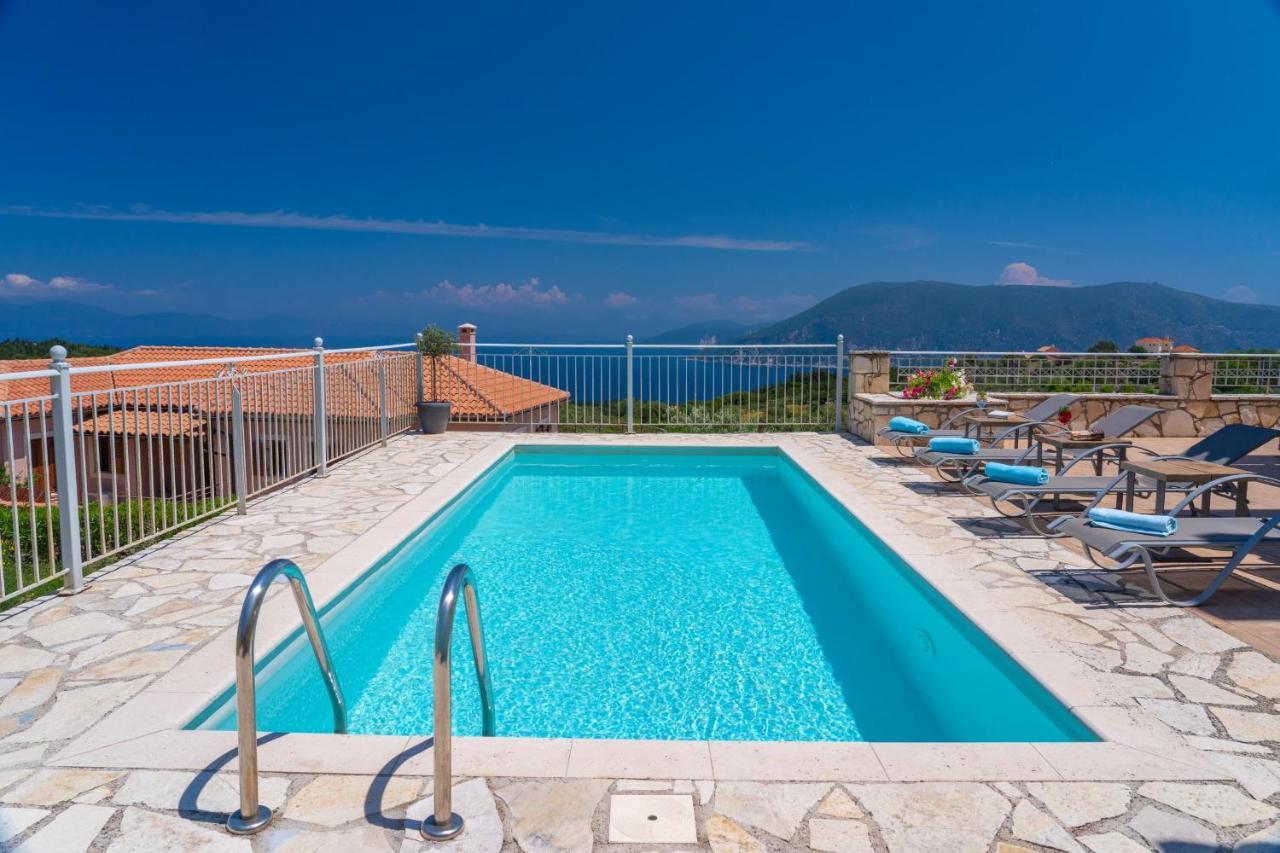 Guiscardos Luxury Villa Fiskárdo Eksteriør bilde