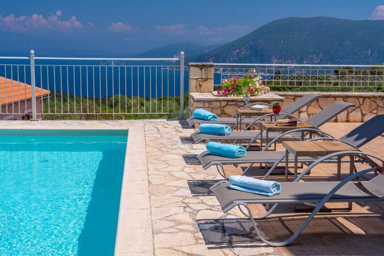 Guiscardos Luxury Villa Fiskárdo Eksteriør bilde