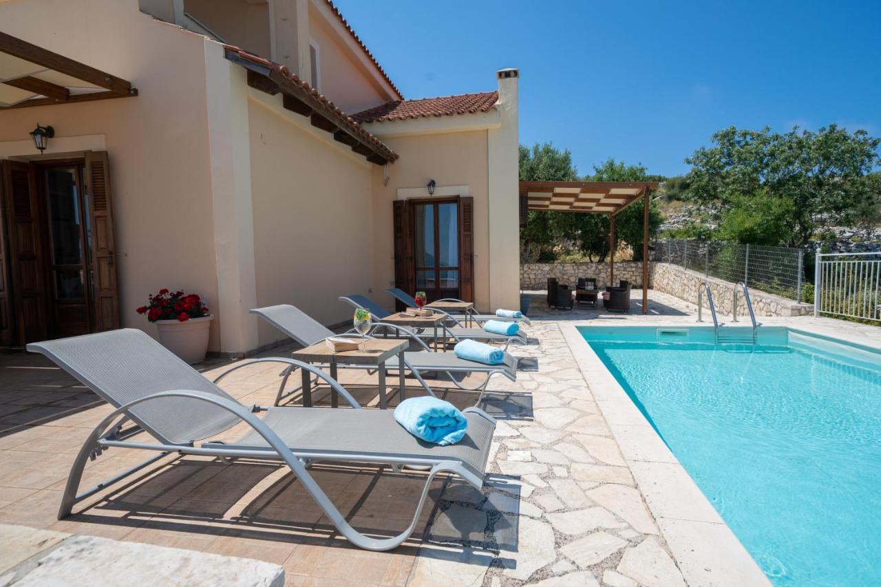 Guiscardos Luxury Villa Fiskárdo Eksteriør bilde