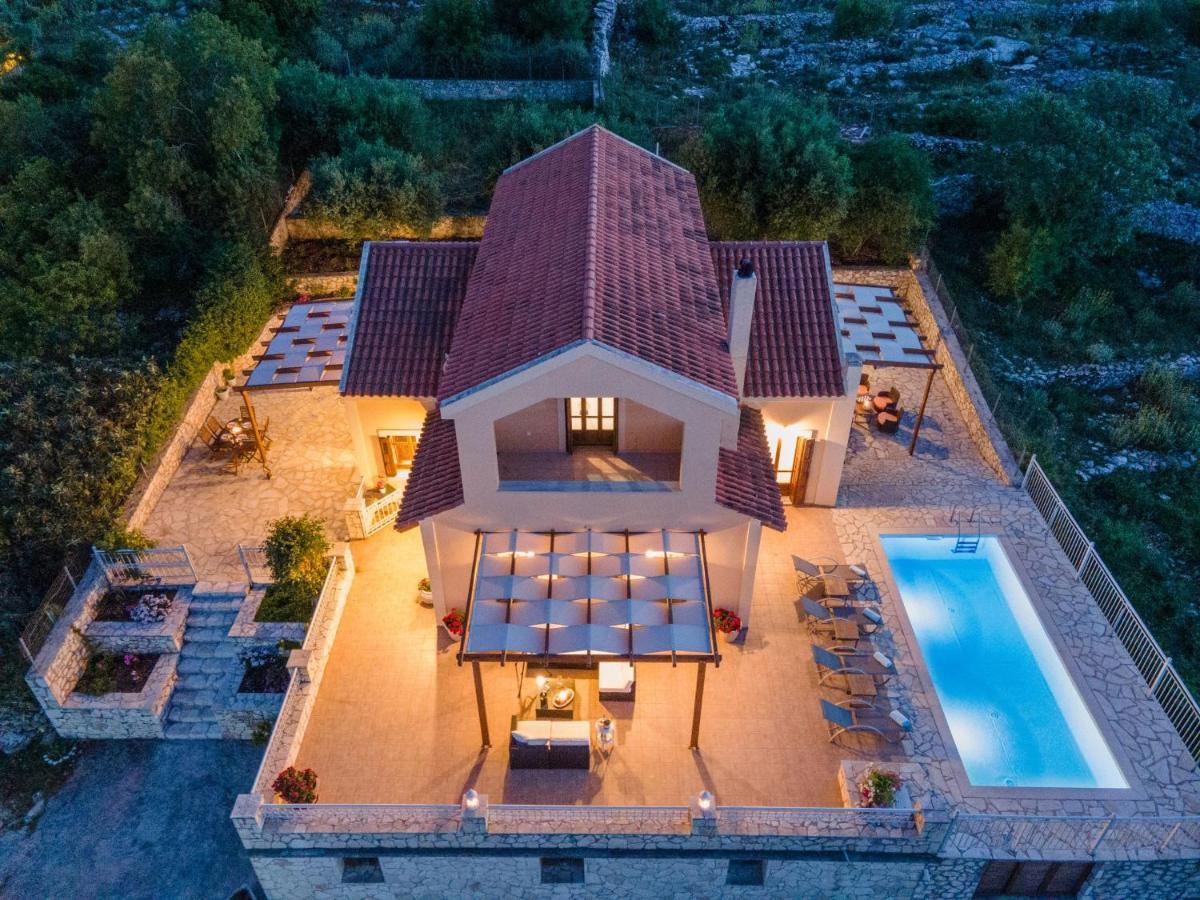 Guiscardos Luxury Villa Fiskárdo Eksteriør bilde