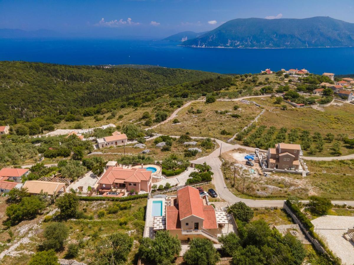 Guiscardos Luxury Villa Fiskárdo Eksteriør bilde